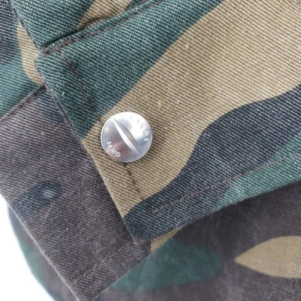 RHUDE Camo‎ Print Hooded Jacket Quilted Zip Up Cotton Coat Parka Size Small NWOT